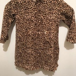 The children’s Place 12 months leopard skin print velvet Dress